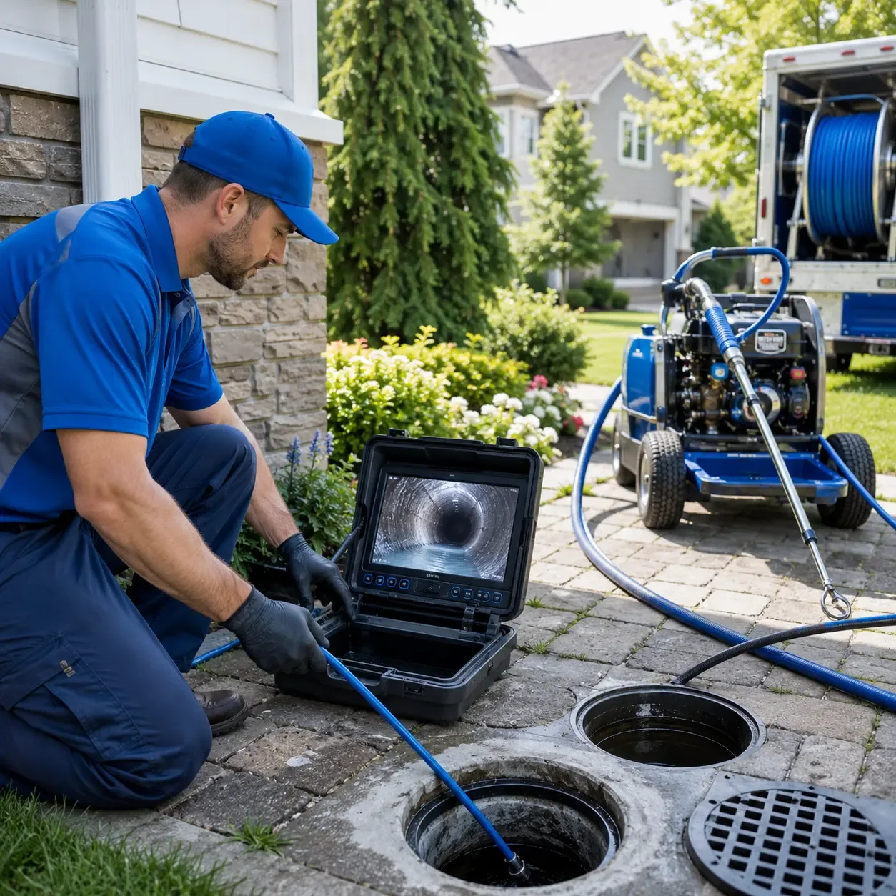 Outdoor drain cleaning professionals serving Stonewall, TX